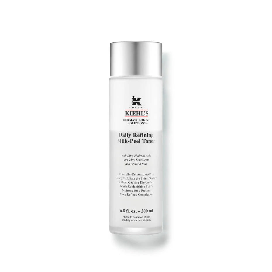 Kiehl’s Milk-Peel Gentle Exfoliating Toner (200 ml/6.8 fl oz) | Daily Exfoliating Toner